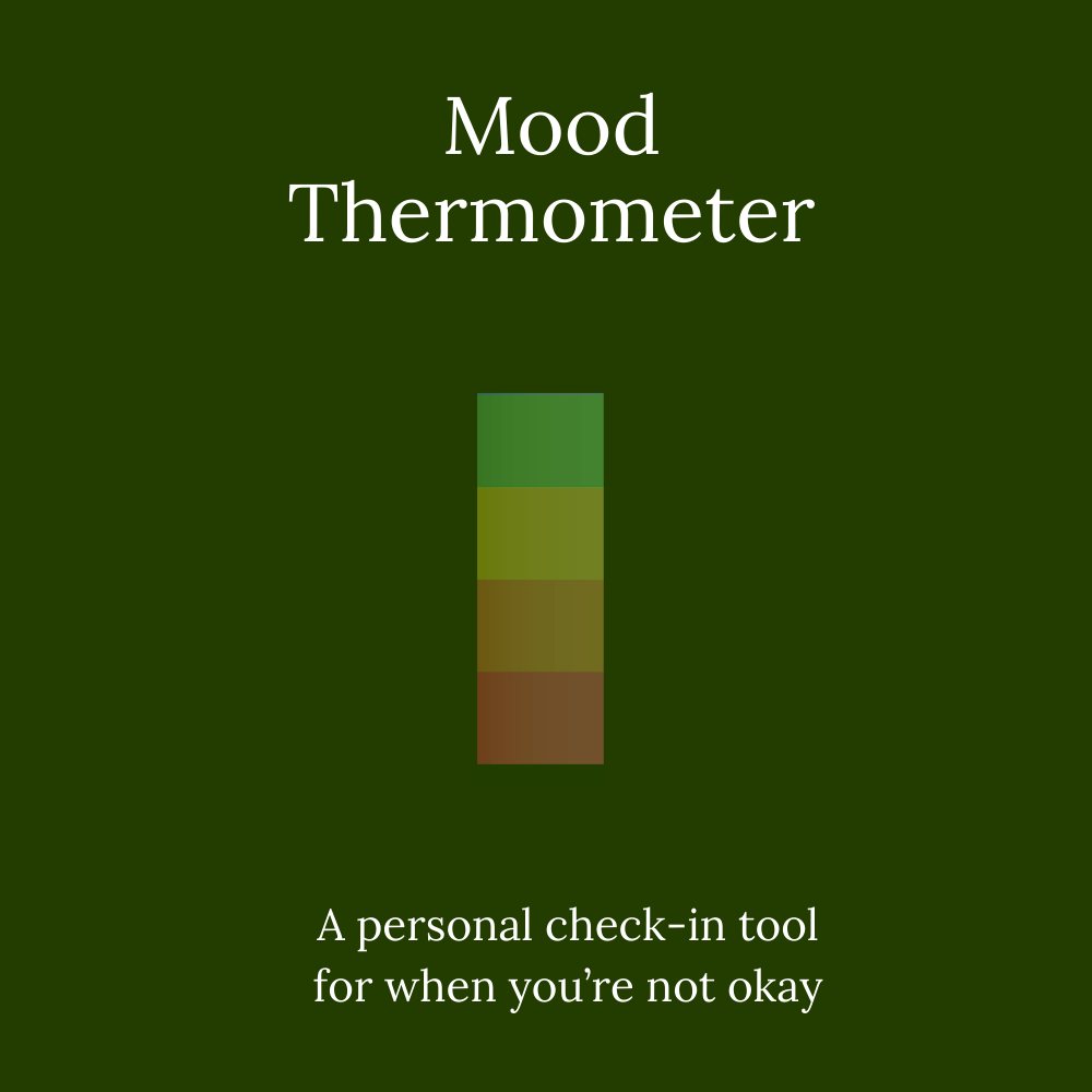 Mood Thermometer digital emotional check-in tool to name feelings and make a plan